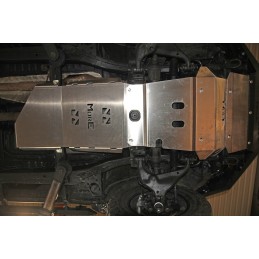 Zestaw aluminiowych osłon podwozia MorE 4x4 - Toyota Hilux Vigo 11-15 - do zderzaka Z014